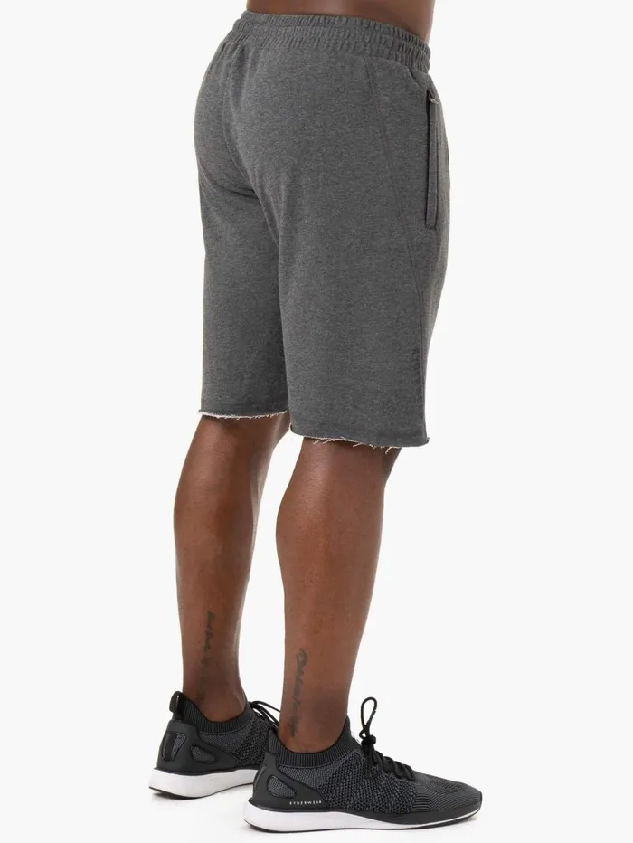 Iron Track Shorts 8211 Charcoal Marl Men Ryderwear Gym Shorts
