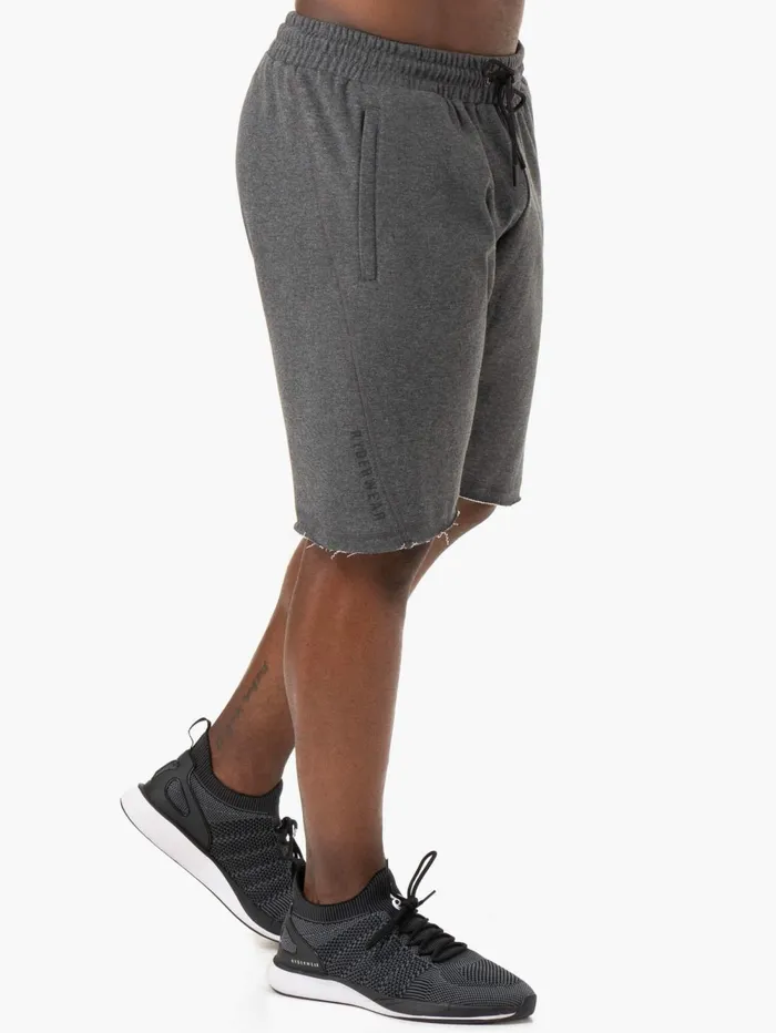 Iron Track Shorts 8211 Charcoal Marl Men Ryderwear Gym Shorts
