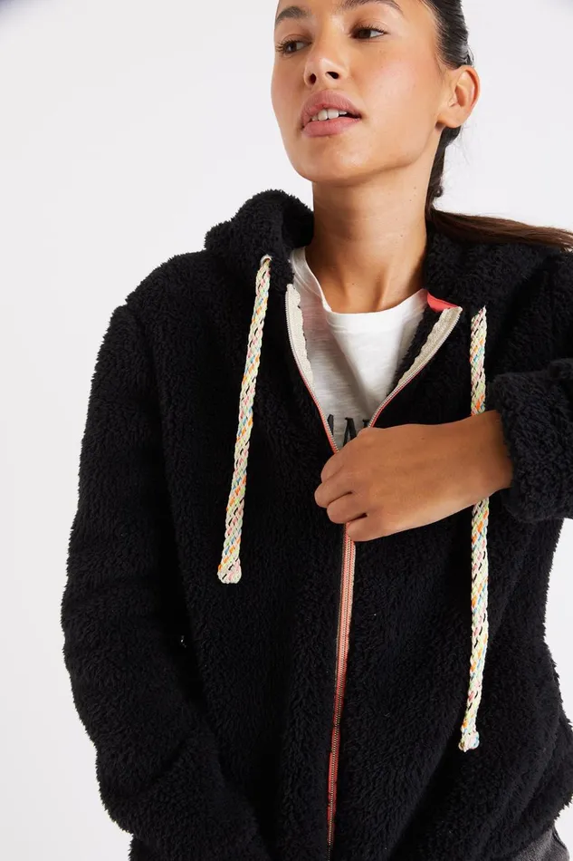 Jacket Black 8211 TIHANA YAMASKA Black Women Banana Moon Sweaters