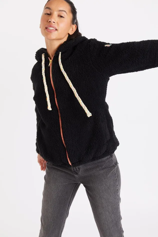 Jacket Black 8211 TIHANA YAMASKA Black Women Banana Moon Sweaters