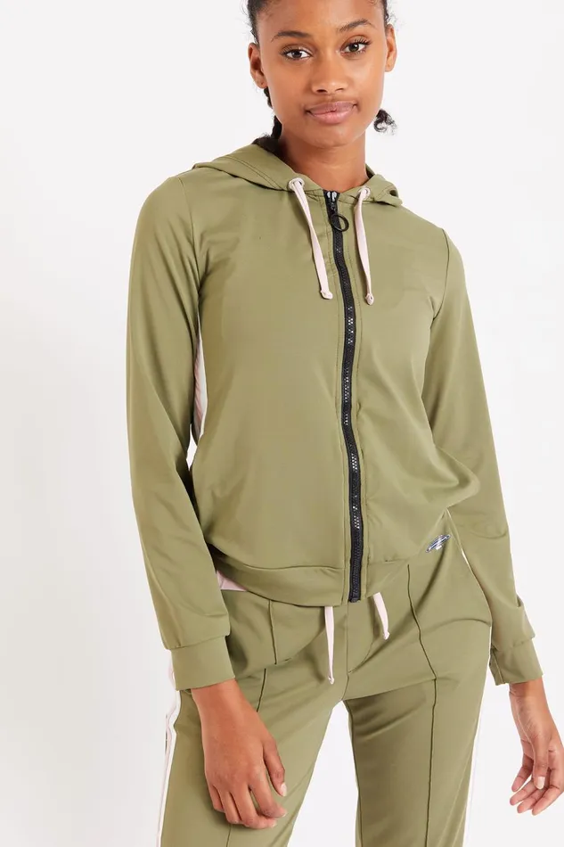 Jacket Khaki 8211 CHICAGO SPRINT Khaki Women Banana Moon Jackets and Coverups