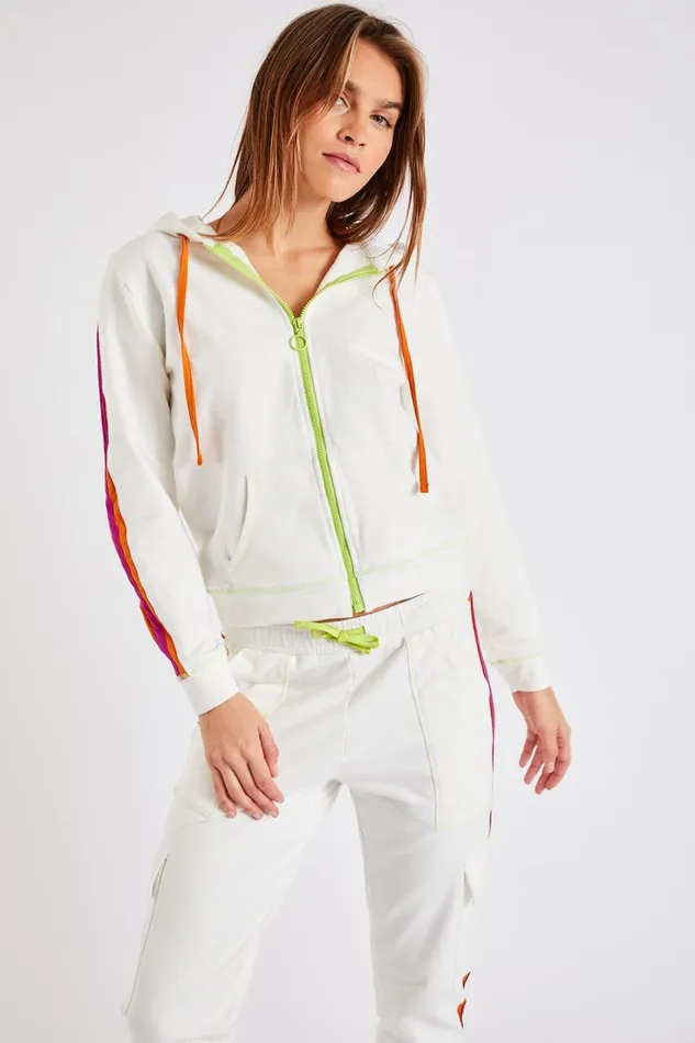 Jacket White 8211 VITALITY RUNNING White Women Banana Moon Jackets