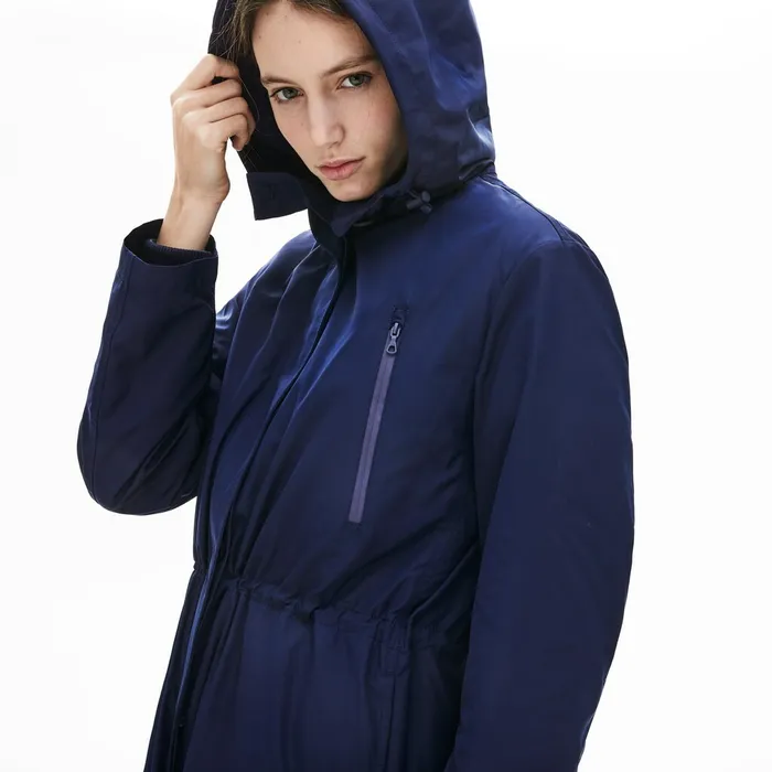 Jackets and Coats Lacoste Womens Reversible Jacket 4in1 Parka Navy Blue Outlet