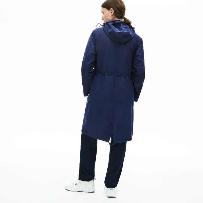 Jackets and Coats Lacoste Womens Reversible Jacket 4in1 Parka Navy Blue Outlet
