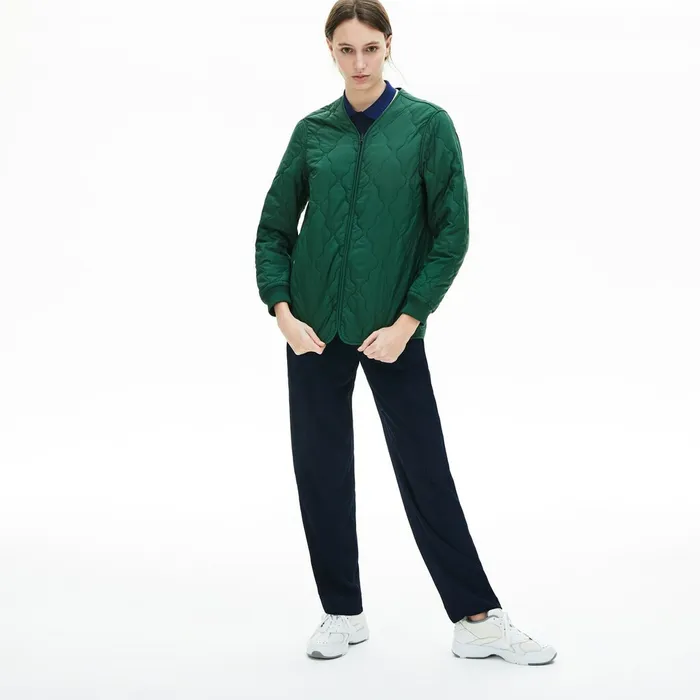 Jackets and Coats Lacoste Womens Reversible Jacket 4in1 Parka Navy Blue Outlet