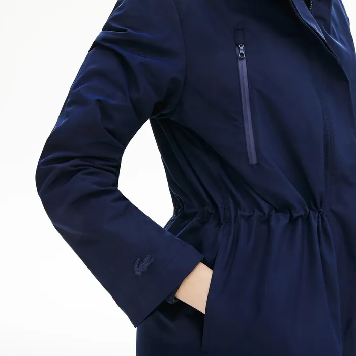 Jackets and Coats Lacoste Womens Reversible Jacket 4in1 Parka Navy Blue Outlet
