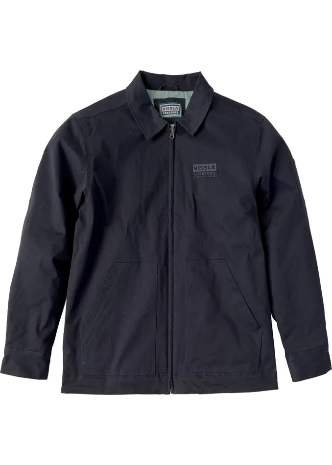 Jackets Men Vissla Creators Eco Port Jacket Dark Naval