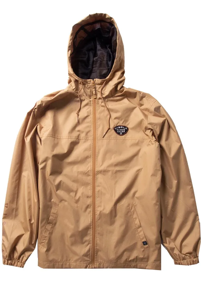 Jackets Men Vissla Solid Sets Eco Windbreaker Jacket HUK 8211 Husk