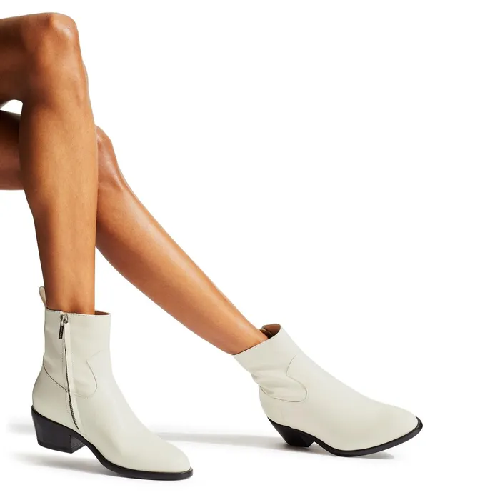 JesseF Latte Calf Leather Cowboy Boots Latte Women JIMMY CHOO Boots