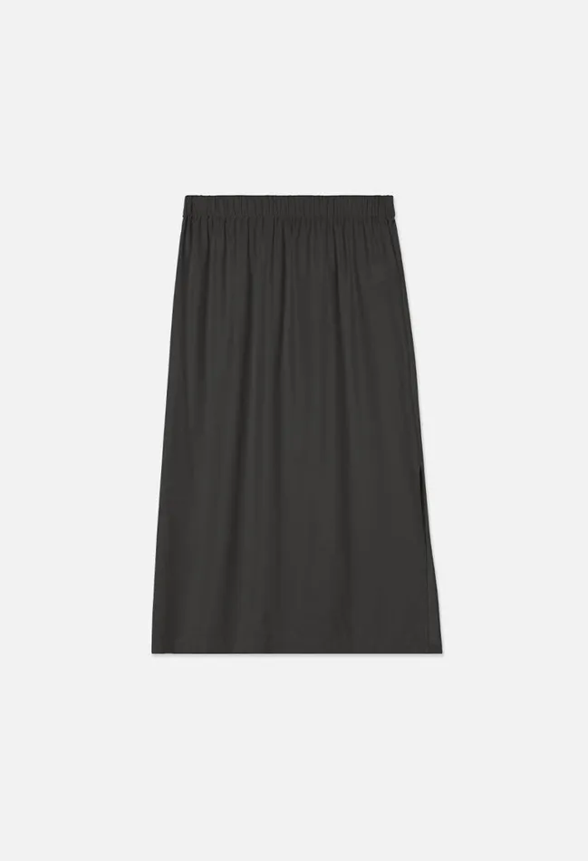 John Elliott Bottoms Silk Midi Slip Skirt Black 8211 Women