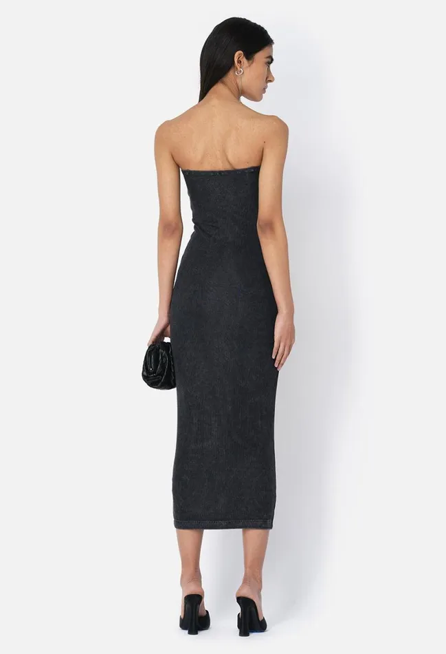 John Elliott Dresses Mineral Wash Gemini Rib Twist Dress Black 8211 Women John Elliott Dresses Mineral Wash Gemini Rib Twist Dress Black 8211 Women