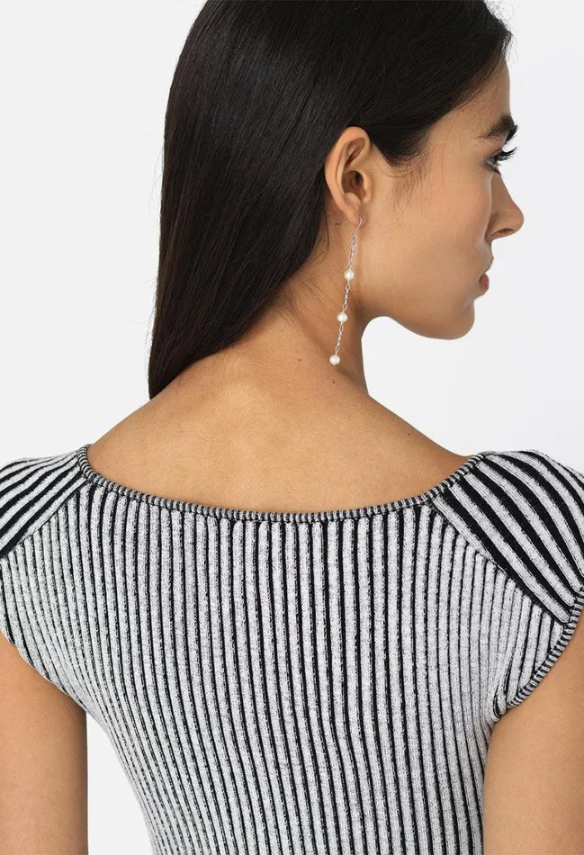 John Elliott Dresses Piper Silk Rib Twist Dress Charcoal 8211 Women