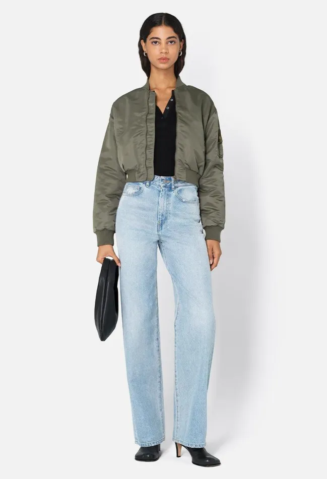 John Elliott Jackets Hunter Cropped Bomber Olive 8211 Women John Elliott Jackets Hunter Cropped Bomber Olive 8211 Women