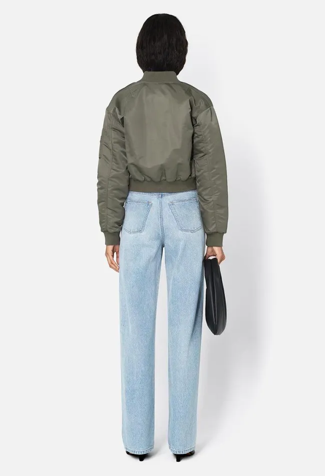 John Elliott Jackets Hunter Cropped Bomber Olive 8211 Women John Elliott Jackets Hunter Cropped Bomber Olive 8211 Women