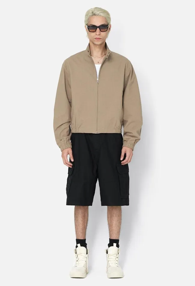 John Elliott Outerwear Cotton Harrington Jacket Khaki 8211 Men