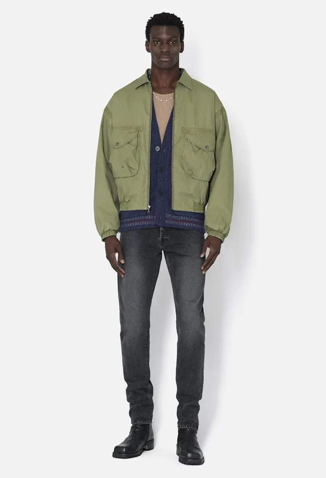 John Elliott Outerwear Deck Jacket Olive 8211 Men