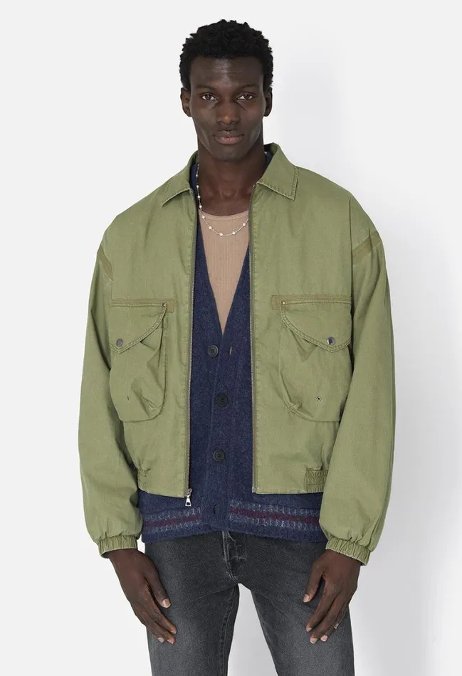 John Elliott Outerwear Deck Jacket Olive 8211 Men John Elliott Outerwear Deck Jacket Olive 8211 Men