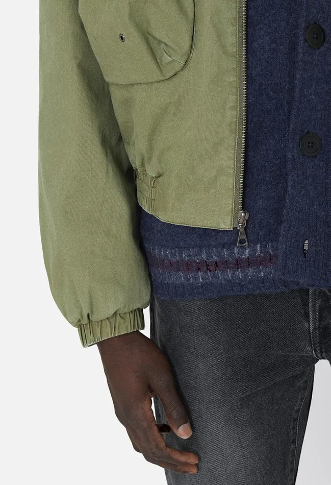 John Elliott Outerwear Deck Jacket Olive 8211 Men John Elliott Outerwear Deck Jacket Olive 8211 Men