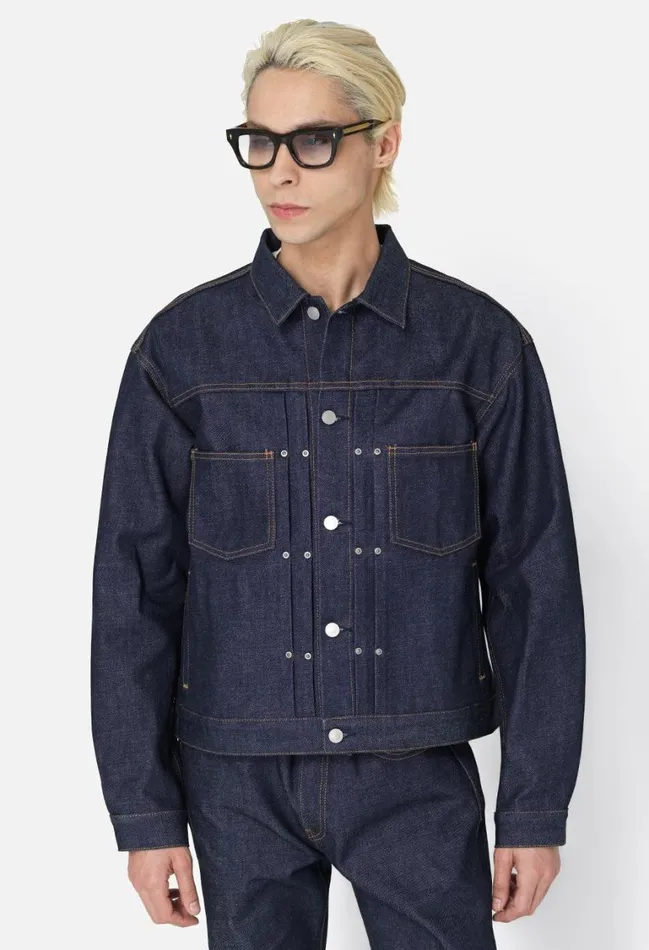 John Elliott Outerwear Thumper Jacket Type Ii Raw Indigo 8211 Men John Elliott Outerwear Thumper Jacket Type Ii Raw Indigo 8211 Men