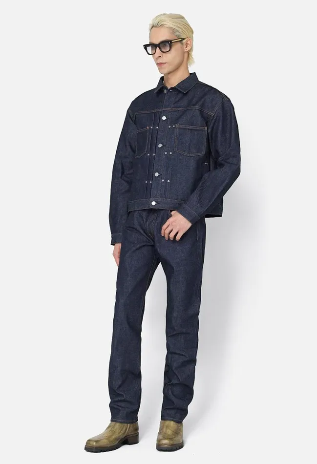 John Elliott Outerwear Thumper Jacket Type Ii Raw Indigo 8211 Men John Elliott Outerwear Thumper Jacket Type Ii Raw Indigo 8211 Men