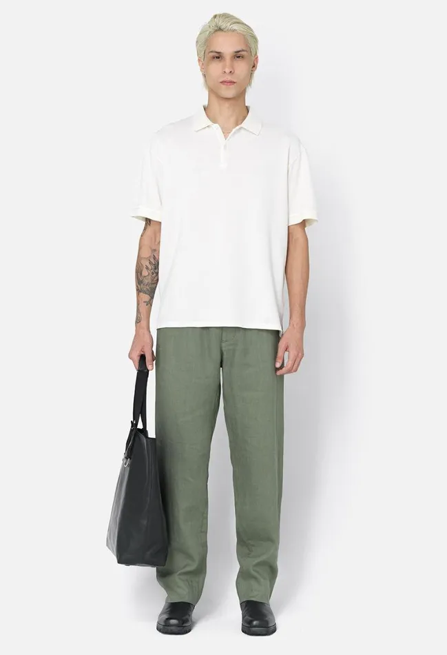 John Elliott Pants Linen Easy Trouser Sage 8211 Men John Elliott Pants Linen Easy Trouser Sage 8211 Men