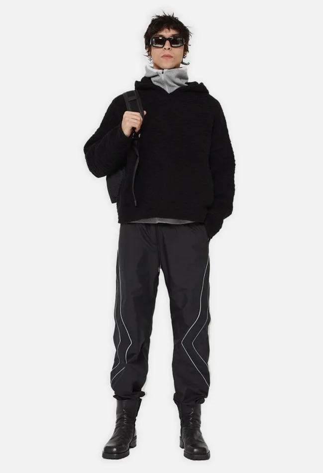 John Elliott Pants Paneled Nylon Pant Black 8211 Men John Elliott Pants Paneled Nylon Pant Black 8211 Men