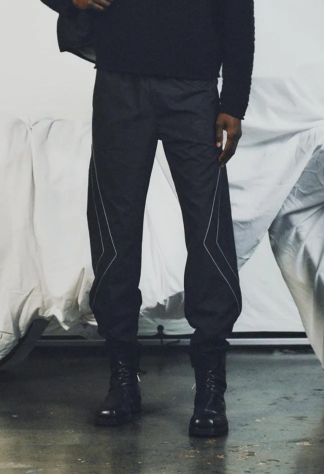 John Elliott Pants Paneled Nylon Pant Black 8211 Men John Elliott Pants Paneled Nylon Pant Black 8211 Men