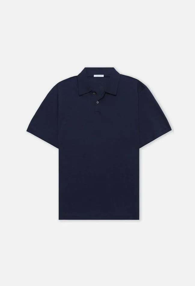 John Elliott Shirts Cotton Cashmere Polo Navy 8211 Men
