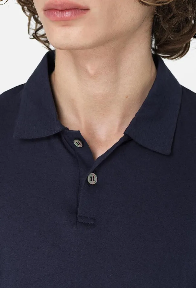 John Elliott Shirts Cotton Cashmere Polo Navy 8211 Men John Elliott Shirts Cotton Cashmere Polo Navy 8211 Men