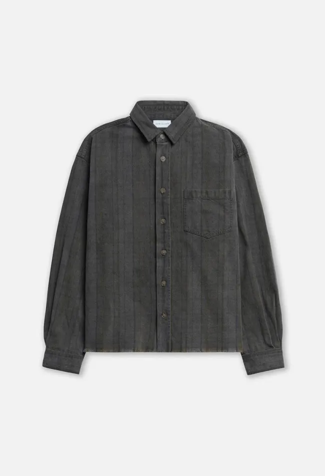 John Elliott Shirts Hemi Oversized Shirt Kush Black 8211 Men