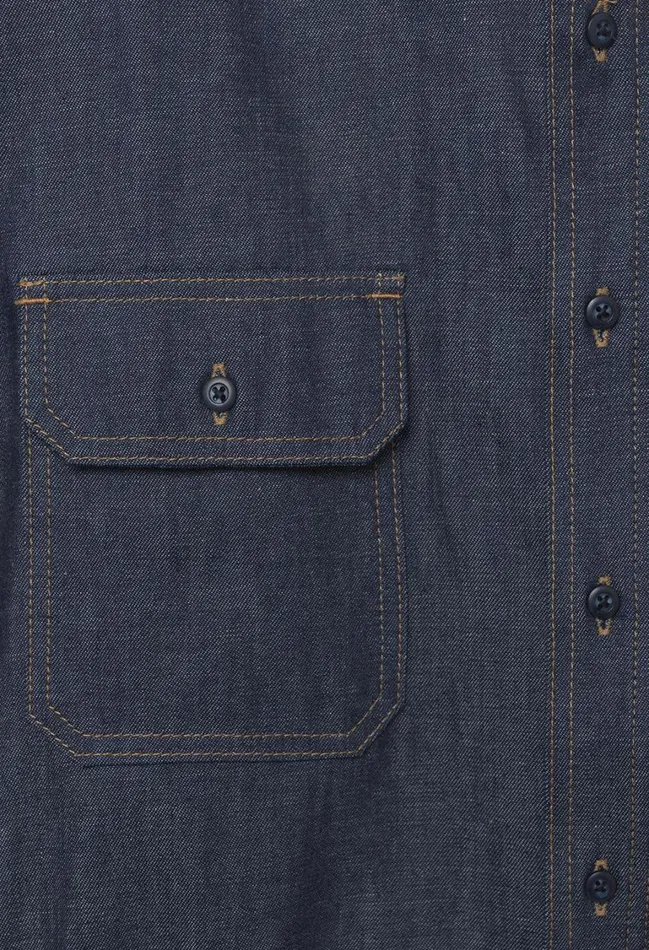 John Elliott Shirts Princeton Work Shirt Dark Indigo 8211 Men John Elliott Shirts Princeton Work Shirt Dark Indigo 8211 Men