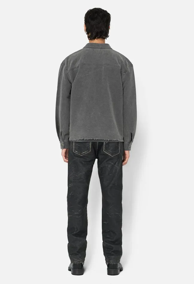 John Elliott Shirts Solid Hemi Oversized Shirt Washed Black 8211 Men John Elliott Shirts Solid Hemi Oversized Shirt Washed Black 8211 Men