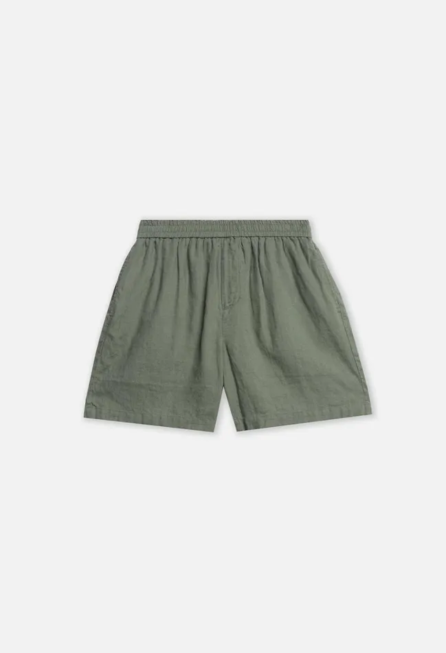 John Elliott Shorts Linen Easy Short Sage 8211 Men John Elliott Shorts Linen Easy Short Sage 8211 Men