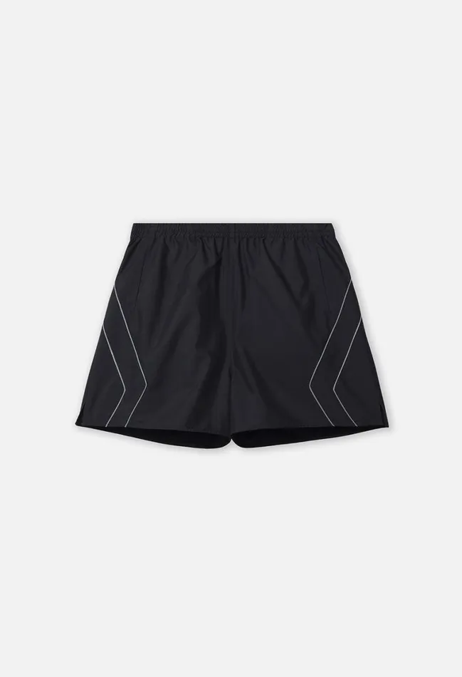 John Elliott Shorts Paneled Nylon Shorts Black 8211 Men