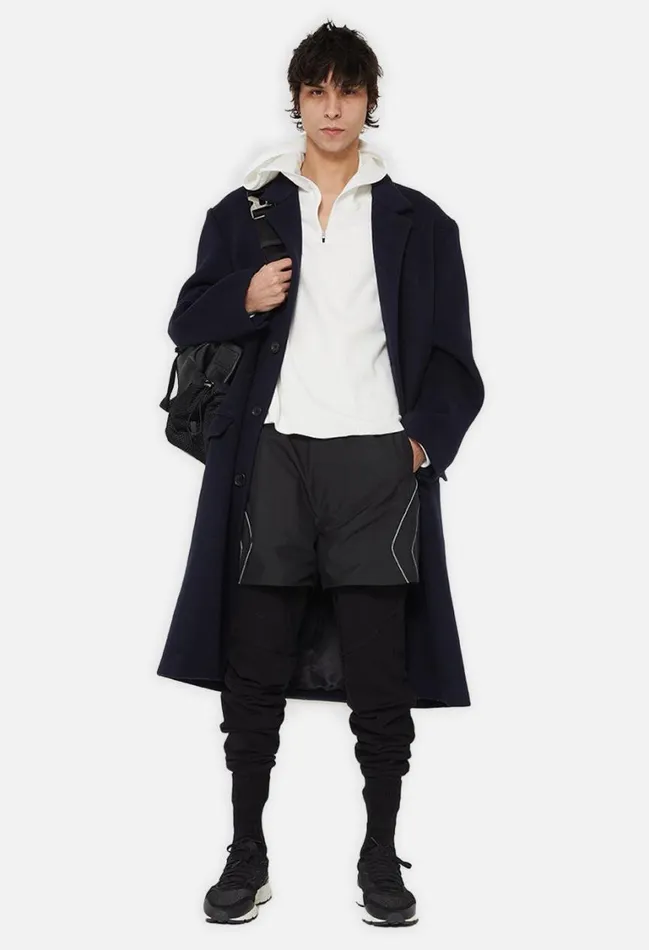 John Elliott Shorts Paneled Nylon Shorts Black 8211 Men