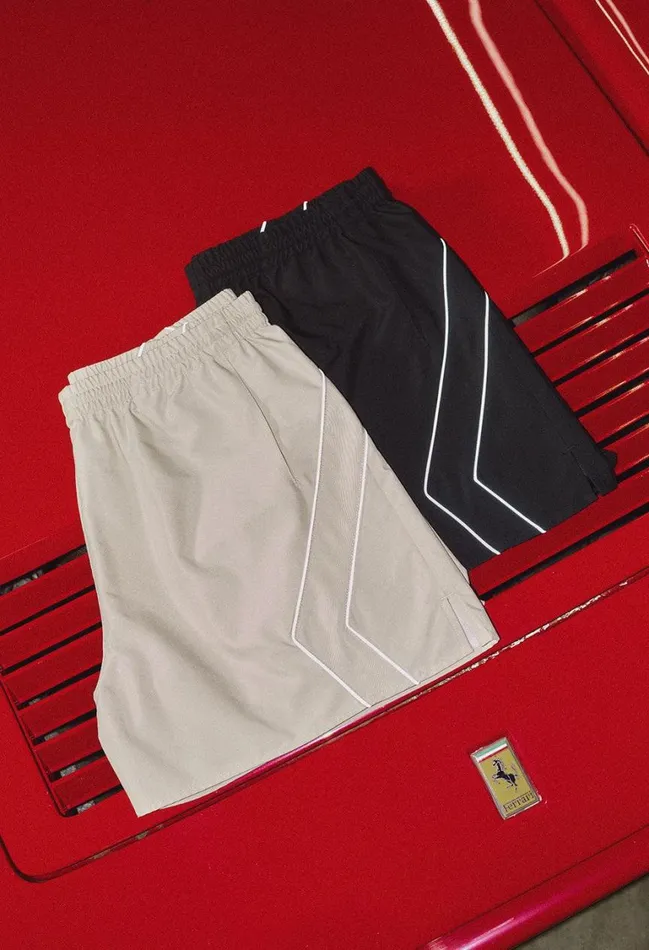 John Elliott Shorts Paneled Nylon Shorts Ivory 8211 Men John Elliott Shorts Paneled Nylon Shorts Ivory 8211 Men