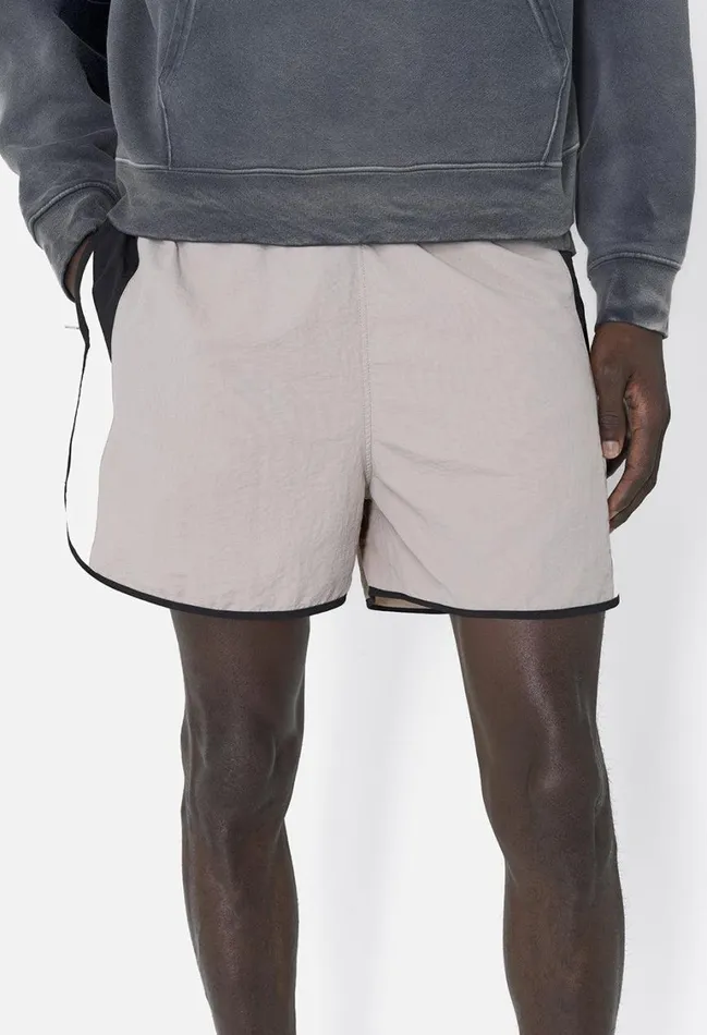 John Elliott Shorts Track Shorts Grey 8211 Men John Elliott Shorts Track Shorts Grey 8211 Men
