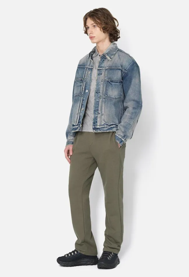 John Elliott Sweatpants Cambridge Knit Trousers Olive 8211 Men