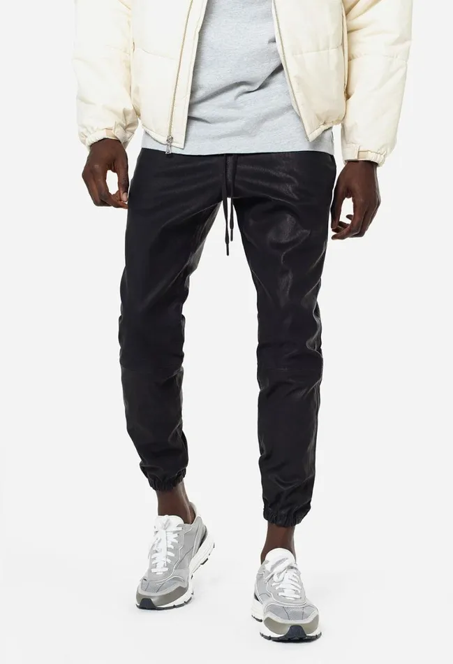John Elliott Sweatpants Leather La Pants Black 8211 Men John Elliott Sweatpants Leather La Pants Black 8211 Men