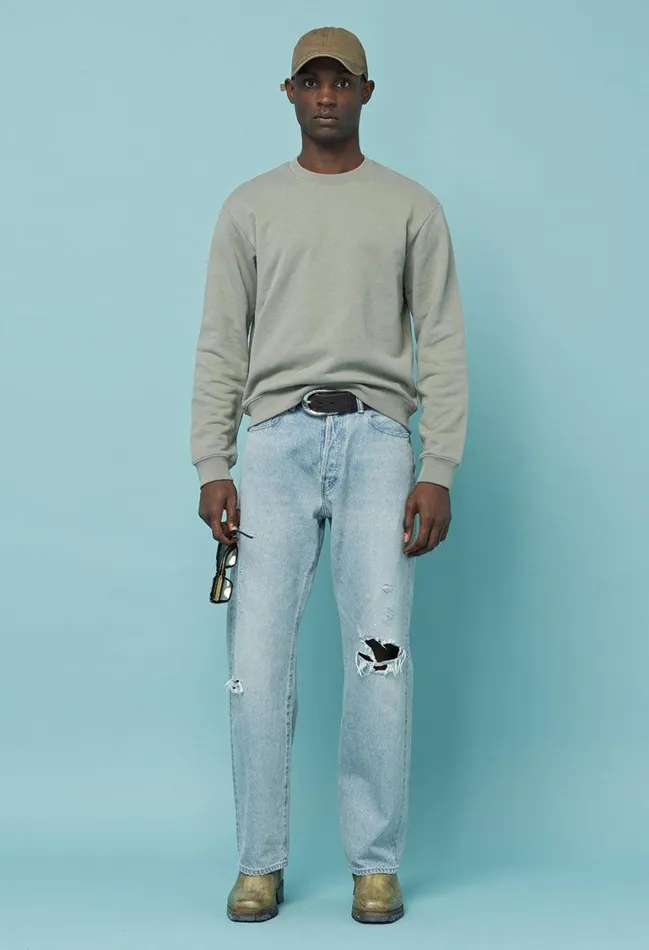 John Elliott Sweatshirts Beach Crew 2 Sage 8211 Men John Elliott Sweatshirts Beach Crew 2 Sage 8211 Men