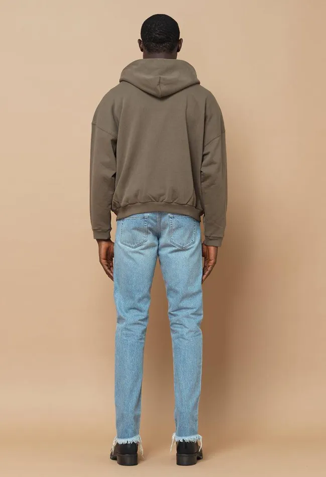 John Elliott Sweatshirts Frances Full Zip Mocha 8211 Men John Elliott Sweatshirts Frances Full Zip Mocha 8211 Men