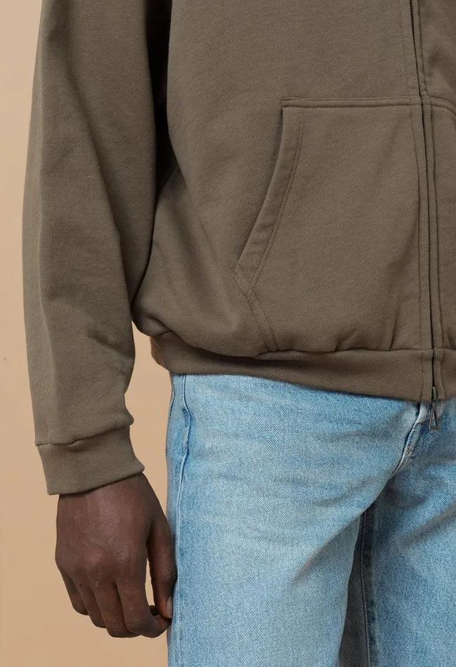 John Elliott Sweatshirts Frances Full Zip Mocha 8211 Men John Elliott Sweatshirts Frances Full Zip Mocha 8211 Men