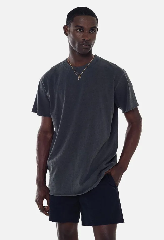 John Elliott Tees AntiExpo Tee Washed Black 8211 Men John Elliott Tees AntiExpo Tee Washed Black 8211 Men