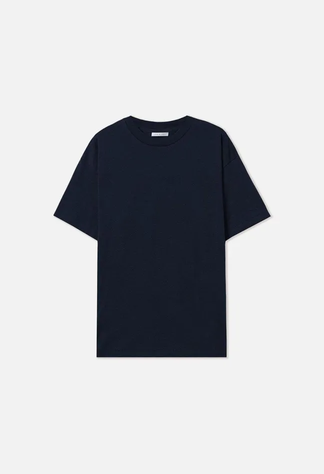John Elliott Tees Boucle University Tee Navy 8211 Men
