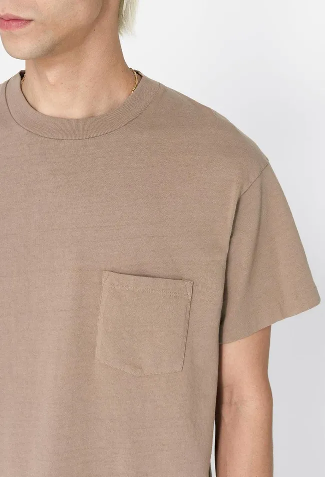 John Elliott Tees Campus Pocket Tee Shroom 8211 Men
