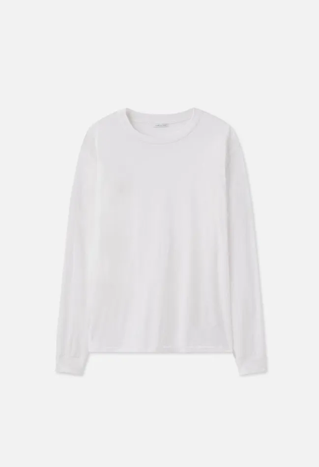 John Elliott Tees Cotton Cashmere Pullover White 8211 Men John Elliott Tees Cotton Cashmere Pullover White 8211 Men