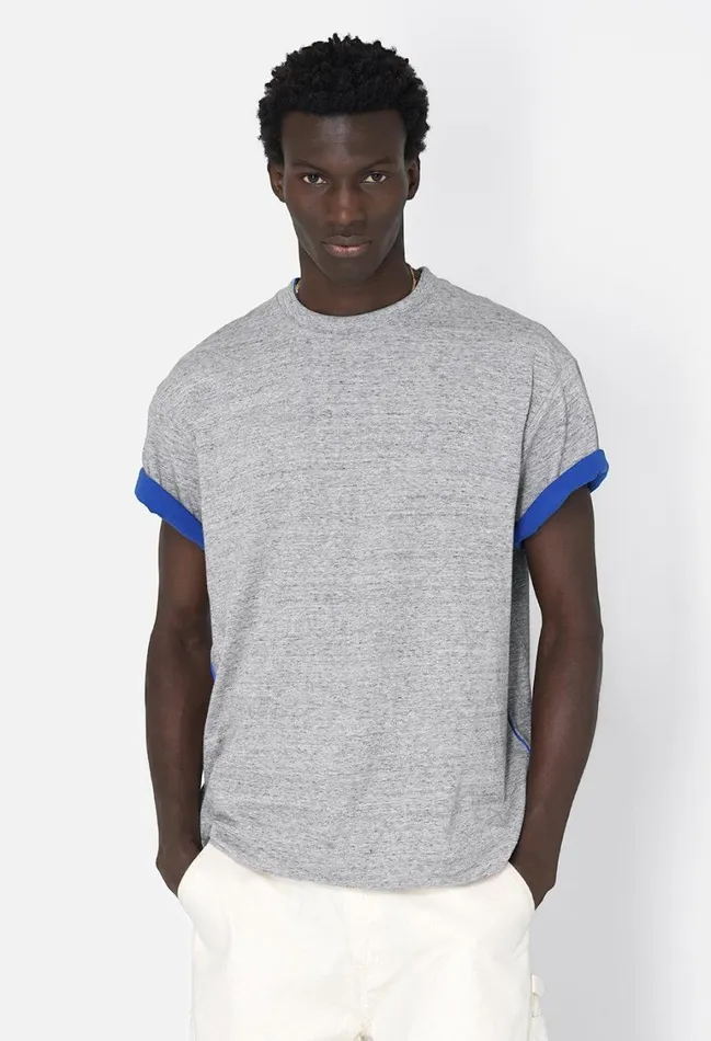 John Elliott Tees Flip Jersey Tee Heather X Royal 8211 Men
