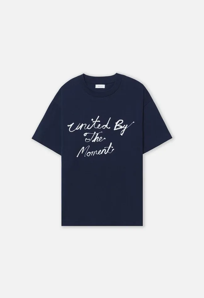 John Elliott Tees John Elliott United By The Moment Tee Navy 8211 Men