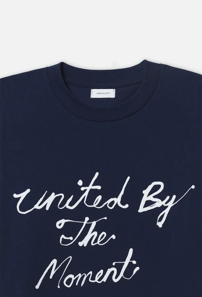 John Elliott Tees John Elliott United By The Moment Tee Navy 8211 Men