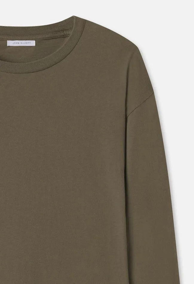 John Elliott Tees Ls University Tee Mocha 8211 Men John Elliott Tees Ls University Tee Mocha 8211 Men